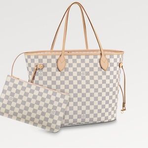 Never Worn Louis Vuitton Neverfull MM tote